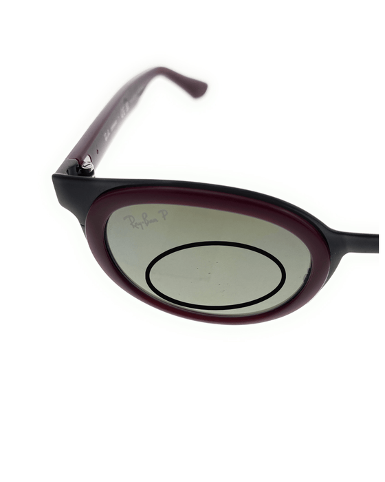 Defective: Ray- Ban 0RB3710 92615J Red on black Round Sunglasses