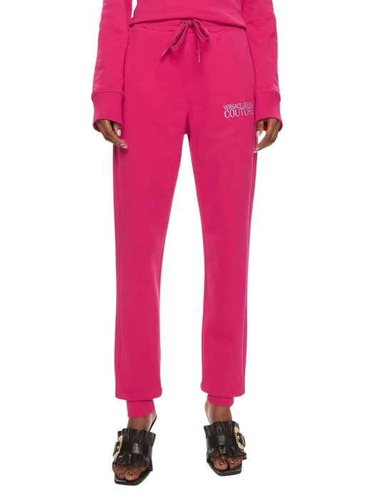 Versace Jeans Couture Pink Logo Joggers – Luxe Streetwear Redefined