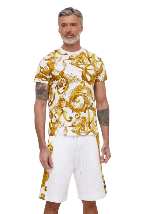 Versace Jeans Couture White Baroque Shorts – Luxe Comfort -XXXL