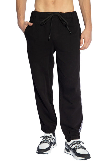 Versace Jeans Couture Black Joggers - Minimalist Luxury Loungewear-XXXL