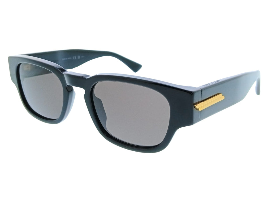 Bottega Veneta BV1460S-001 Black Square Oversized Mens Sunglasses