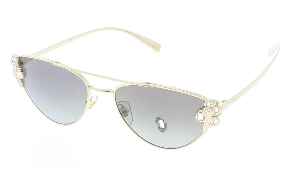 Versace  Pale Gold Cateye Sunglasses