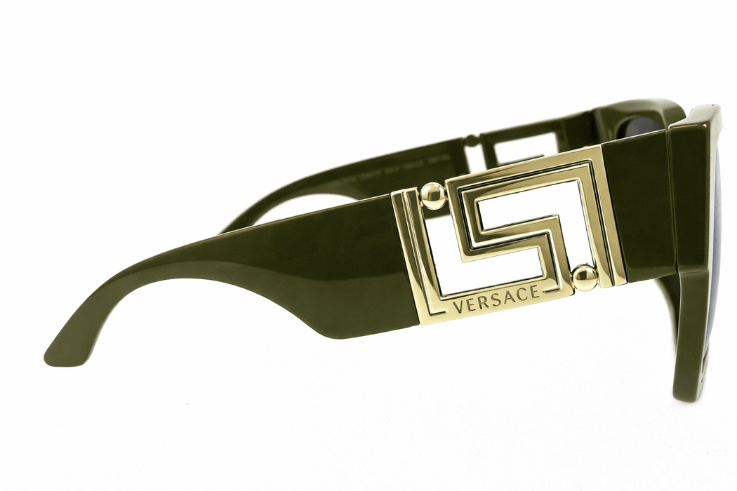 Versace 0VE4402 535087 Full Rim Brown/Green Rectangle Sunglasses