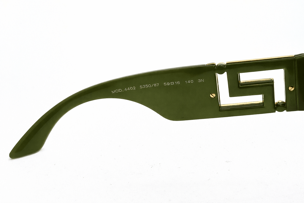 Versace 0VE4402 535087 Full Rim Brown/Green Rectangle Sunglasses