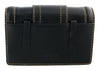 Versace Jeans Couture Black Structured Medallion Buckle Shoulder/ Belt Bag