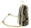 Roberto Cavalli Class BeigeTextured Millie Deluxe Small Clutch