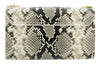 Roberto Cavalli Class BeigeTextured Millie Deluxe Small Clutch