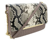 Roberto Cavalli Class Taupe Large Milano Shoulder Bag