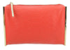 Roberto Cavalli Class Coral Embossed Cleo Pouch Clutch