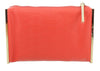 Roberto Cavalli Class Coral Embossed Cleo Pouch Clutch