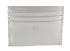 Roberto Cavalli Class Silver Lizzard Embossed Cleo Credit Card Holder