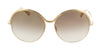 Elie Saab ES011S 001Q Gold Round Sunglasses