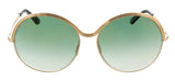 Elie Saab ES011S 0PEF Gold Round Sunglasses