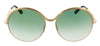 Elie Saab ES011S 0PEF Gold Round Sunglasses