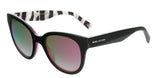Marc Jacobs  Black/Fuschia Glitter Square Sunglasses