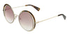 Marc Jacobs  Gold/Dark Havana Round Sunglasses