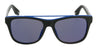 Marc Jacobs MARC303S 3 Matte Black/Blue Rectangle Sunglasses