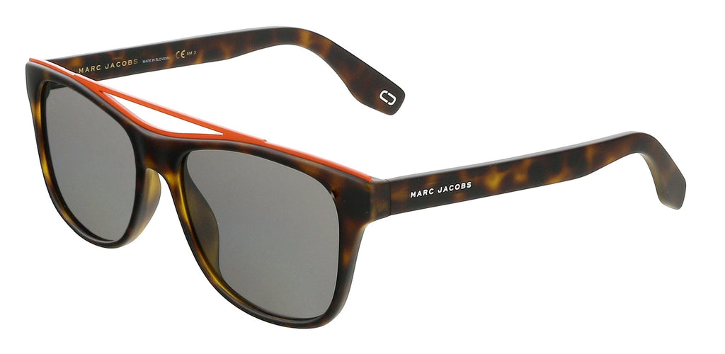 Marc Jacobs  Matte Havana Rectangle Sunglasses