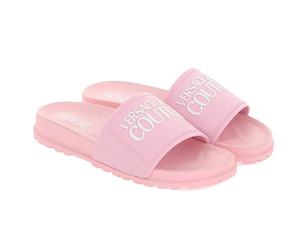 Versace Jeans Couture Pink Signature Fashion Slide-6