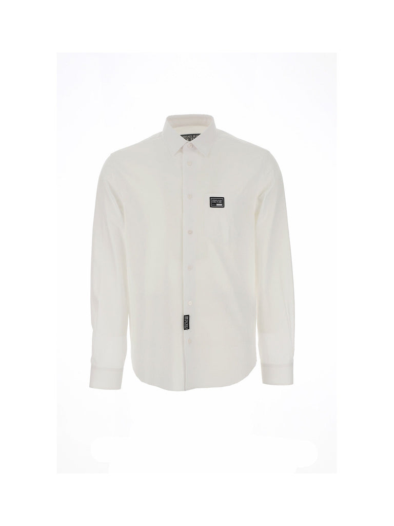 Versace Jeans Couture White 100% Cotton Label Design Shirt XXL