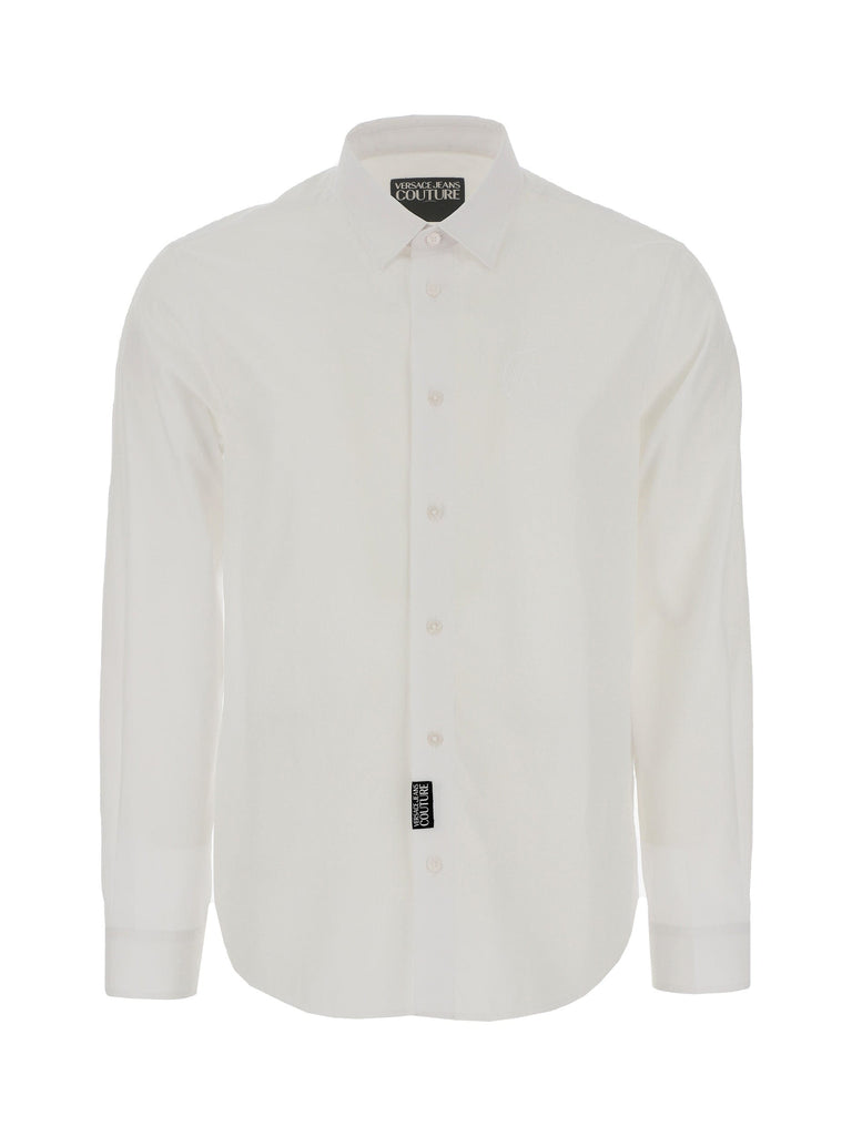 Versace Jeans Couture White 100% Cotton V-Logo Classic Shirt XL