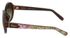 Salvatore Ferragamo SF872SA 210 Brown  Oval Sunglasses