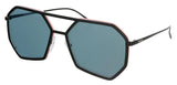 Prada  Matte Black Aviator Sunglasses