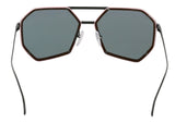 Prada PR62XS 1BO04B Matte Black Aviator Sunglasses