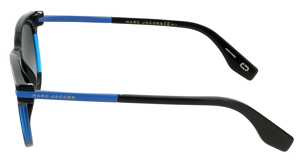 Marc Jacobs MARC 294/S D51 Black/Blue Square Sunglasses