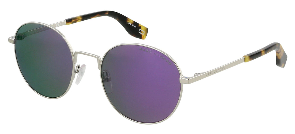 Marc Jacobs  Silver Voilet Round Sunglasses