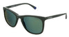 Emporio Armani  Matte Green on Green Square Sunglasses