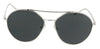 Prada 0PR 56US 1BC5S0 Silver  Round Sunglasses