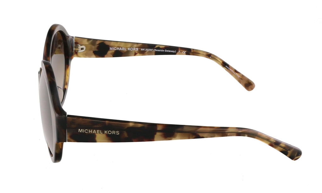 Michael Kors MK2035F 321013 Seaside Getaway Dark Tortoise Round Sunglasses