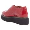 Love Moschino Red Lace up Platform Derby Shoes