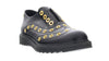 Love Moschino  Riveted Slip On Leather Derby Shoes -