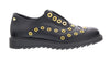 Love Moschino  Riveted Slip On Leather Derby Shoes -