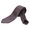 Moschino  Pin Dot  Bordeaux Silk Tie