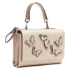 Tosca Blu Beige Small Butterfly Applique Flap Shoulder Bag