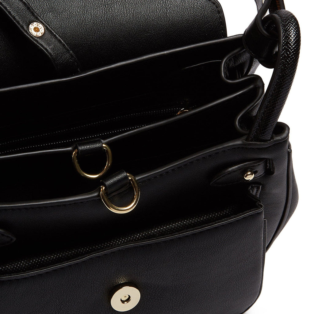 Tosca Blu Tan/Black Medium Western Applique Shoulder Bag