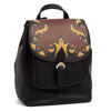 Tosca Blu Tan/Black Large Western Applique Flap Backpack