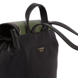 Tosca Blu Black/Red  Large Western Applique Flap Backpack