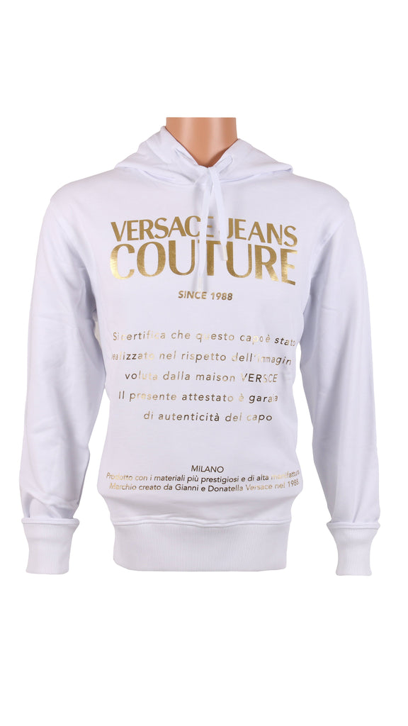 Versace Jeans Couture  100% Cotton Label Design Sweatshirt-