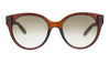Salvatore Ferragamo SF933SA 208 Dark Brown Round Sunglasses