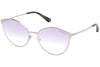 Tom Ford  Silver Cat Eye Zeila Sunglasses