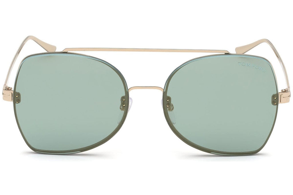 Tom Ford FT0656 28Q Gold Rectangle Scout Sunglasses