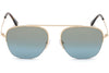 Tom Ford FT0667 28X Gold Aviator Abott Sunglasses
