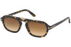 Tom Ford  Havana Rectangle Sunglasses