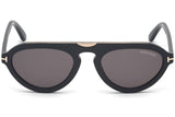 Tom Ford FT0737 01A Black Round Sunglasses