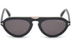 Tom Ford FT0737 01A Black Round Sunglasses