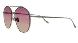 Tom Ford  Gunmetal Aviator Cleo Sunglasses